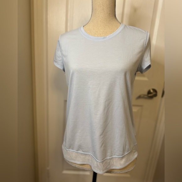Athleta Girl On The Move Mesh Tee Size XXL / 16 - Picture 2 of 7